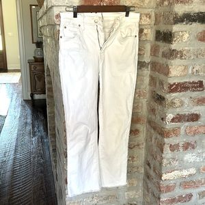 Gap kick fit high rise jeans.